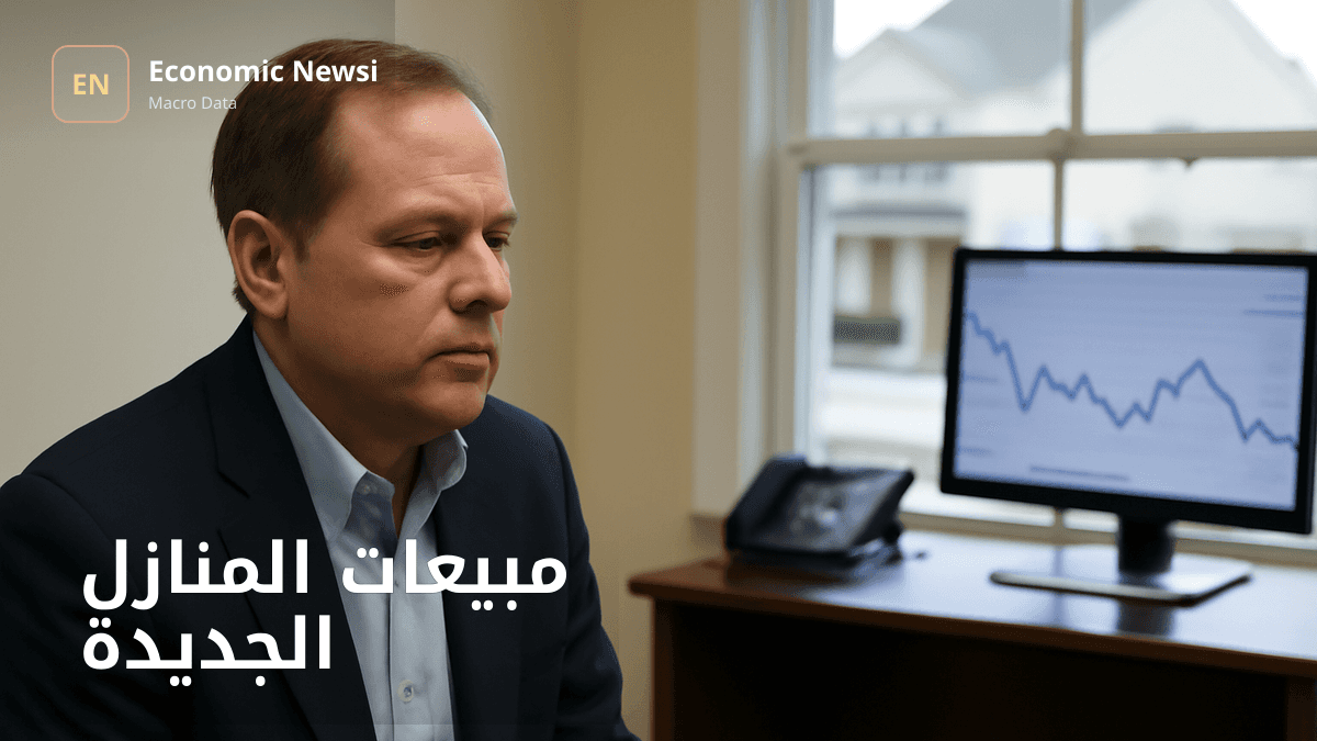 مبيعات المنازل الجديدة