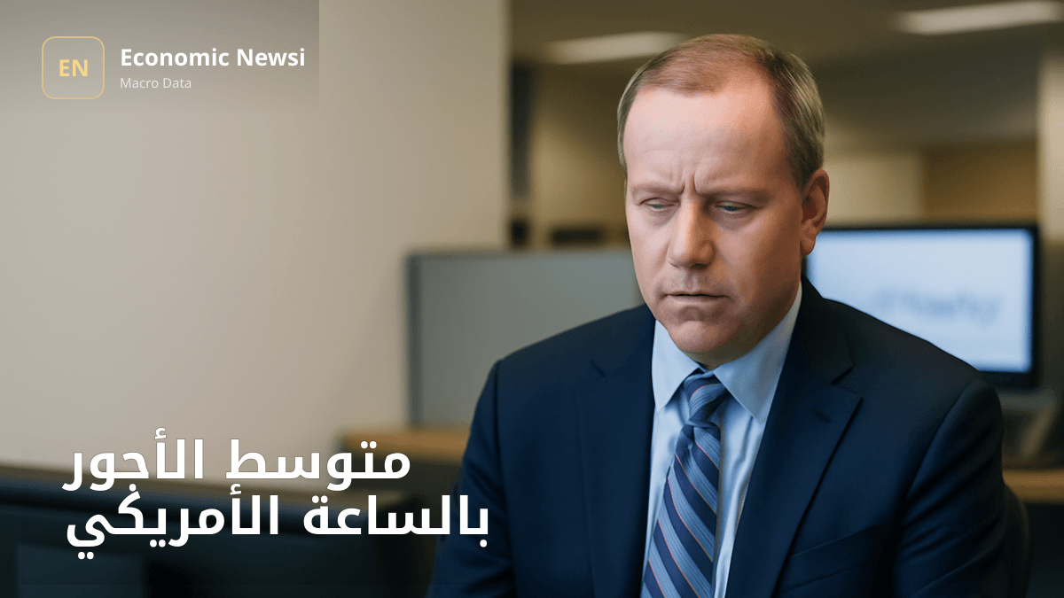 🚨 متوسط الأجور بالساعة الأمريكي — الولايات المتحدة 🇺🇸 السابق: %0